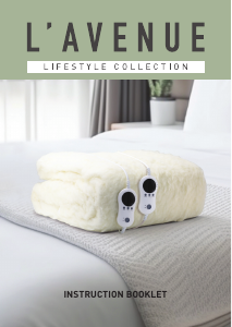 Manual Sheffield LWOOL-05-DBL Electric Blanket