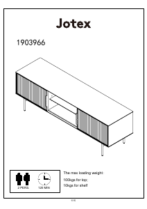 Panduan Jotex GULDHEDEN Bench TV