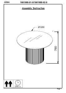 Manuale Jotex KENDALE Tavolino