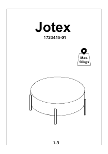 كتيب Jotex LANIGAN طاولة قهوة