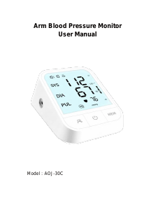 Manual Huslog AOJ-30C Blood Pressure Monitor