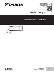 Mode d’emploi Daikin ATXF20F5V1B Climatiseur