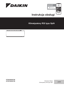 Instrukcja Daikin ATXF25G5V1B Klimatyzator