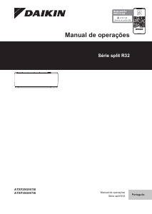 Manual Daikin ATXF25G5V1B Ar condicionado