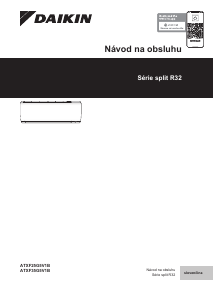 Návod Daikin ATXF25G5V1B Klimatizácia