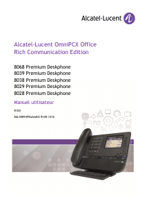 Mode d’emploi Alcatel-Lucent 8028 Premium Deskphone Téléphone