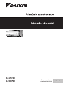 Priručnik Daikin ATXF35E5V1B Klimatizacijski uređaj