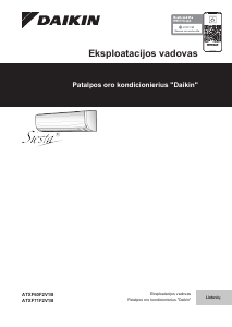 Vadovas Daikin ATXF35F5V1B Oro kondicionierius