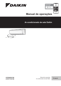 Manual Daikin ATXF35F5V1B Ar condicionado