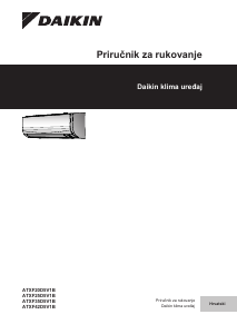 Priručnik Daikin ATXF42D5V1B Klimatizacijski uređaj
