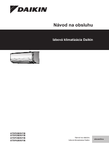 Návod Daikin ATXF42E5V1B Klimatizácia