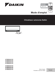 Mode d’emploi Daikin ATXM50A2V1B Climatiseur