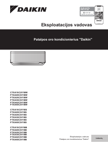 Vadovas Daikin FTXA20C2V1BW Oro kondicionierius