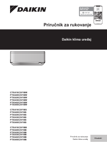 Priručnik Daikin FTXA50C2V1BS Klimatizacijski uređaj