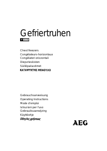 Manuale AEG A2067GT1 Congelatore
