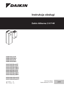 Instrukcja Daikin EAVX16S18DJ6V7 Altherma Kocioł ogrzewania