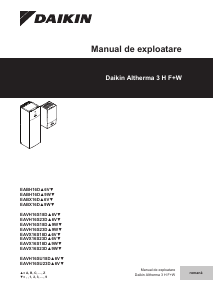 Manual Daikin EAVX16S18DJ6V7 Altherma Cazan de incalzire centrala