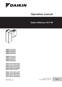 Manual Daikin EBBH11DF9W Altherma Central Heating Boiler