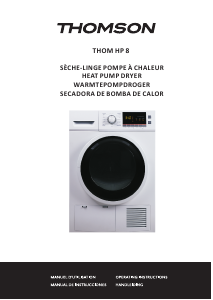 Mode d’emploi Thomson THOM HP 8 Sèche-linge