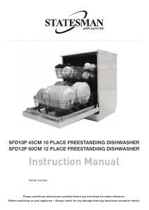 Manual Statesman SFD10P Dishwasher