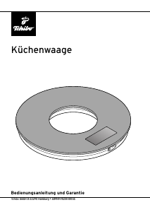 Bedienungsanleitung Tchibo 290445 Küchenwaage