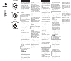 Manual de uso Soleus SR009 Chicked Reloj deportivo