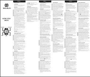 Manual de uso Soleus SR010 Ultra Sole Reloj deportivo