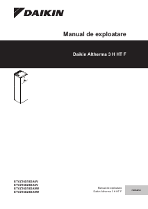 Manual Daikin ETVZ16S23DA9W Altherma Cazan de incalzire centrala
