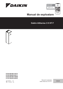 Manual Daikin ETVZ16S23EA6V7 Altherma Cazan de incalzire centrala
