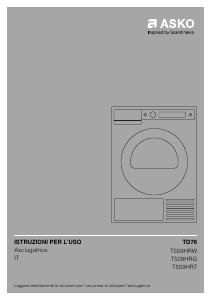 Manuale Asko T509HRW Asciugatrice