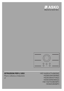 Manuale Asko HID754GC Piano cottura