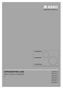 Manuale Asko HI5642FBG1 Piano cottura