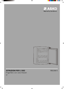 Manuale Asko RB22881I Frigorifero