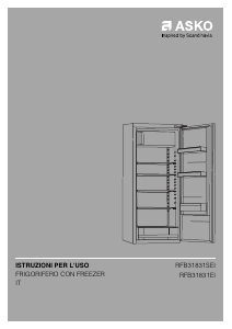 Manuale Asko RFB31831SEI Frigorifero