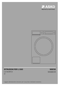 Manuale Asko W3096CW Lavatrice