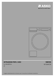 Manuale Asko W1094CW Lavatrice