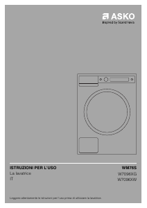 Manuale Asko W7096XW Lavatrice