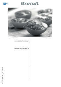 Mode d’emploi Brandt BTI3504B Table de cuisson
