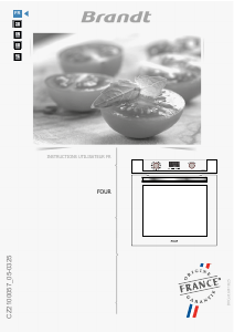 Manual de uso Brandt BKFP243X Horno