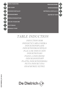 Instrukcja De Dietrich DPI7686XP1 Płyta do zabudowy