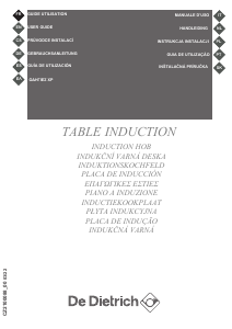 Manual De Dietrich DPI7650B1 Hob