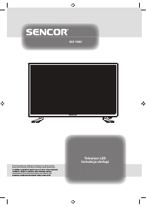 Instrukcja Sencor SLE 1960 Telewizor LED