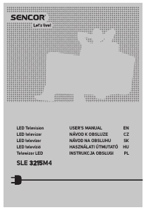 Instrukcja Sencor SLE 3215M4 Telewizor LED