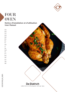 Manual de uso De Dietrich DOH4541B Horno