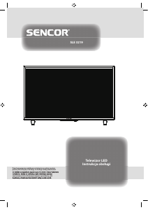 Instrukcja Sencor SLE 3219 Telewizor LED