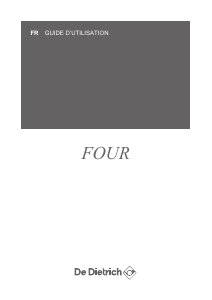 Mode d’emploi De Dietrich DOP4335H Four