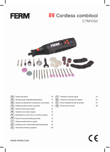 Manual FERM CTM1032 Sculă electrică multifuncţională