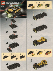 Manual Lego set 8148 Racers EZ-Roadster
