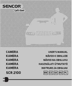 Instrukcja Sencor SCR 2100 Action cam