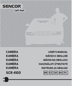 Instrukcja Sencor SCR 4100 Action cam